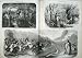 SEASONS SPRING WINTER AUSTRIA HUNGARY EMPEROR PRINT