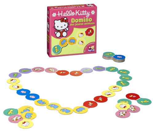 Imagen 2 de TF1 Juegos - Juego de mesa - Hello Kitty animales Domino feliz (Importado de Francia)
