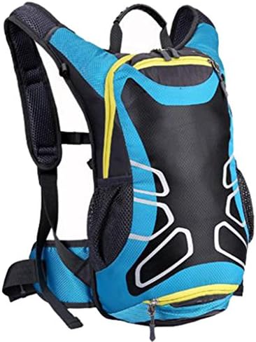 Zerd 15L Outdoor Sports Lightweight Breathable Cycling Backpack with Helmet Mesh Cover Blue