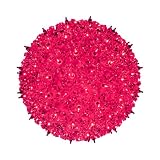 Bethlehem Lighting Indoor/Outdoor Mega Starlight Sphere 150 Lights, Red