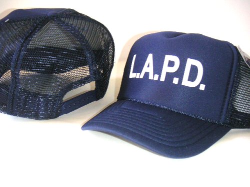 BRAND NEW LOS ANGELES POLICE DEPARTMENT TRUCKER MESH HAT CAP by