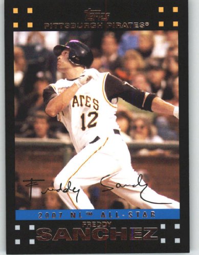2007 Topps Update #259 Freddy Sanchez - Pittsburgh Pirates (All-Star) (Baseball Cards)