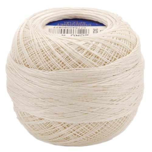 DMC 151 100-ECRU Cordonnet Cotton, Ecru, 472-Yard, Size 100