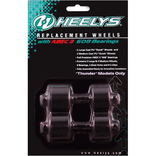 Heelys 2x2 Thunder ABEC 3 Replacement Wheels