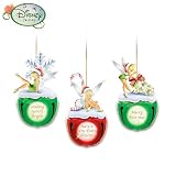 Disney Tinker Bell’s Holiday Jingling Christmas Ornament Collection: Set One by The Bradford Editions