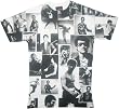 Bruce Lee Image Montage White T-Shirt Tee