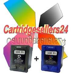 Cartridgesellers24� 2er Set HP Druckerpatronen (Refill) 1 x HP 300 XL Black 20ml (CC640EE) + 1 x HP 300 XL Color 18ml (CC643EE) f�r Hewlett Packard DESKJET D1600 / D1658 / D1660 / D1663 / D1668 / D2500 / D2530 / D2545 / D2560 / D2563 / D2566 / D2568 / D2600 / D2663 / D5560 / D5563 / D5568 / D5660 / D5663 / D5668 / F2400 / F2410 / F2418 / F2420 / F2423 / F2430 / F2440 / F2476 / F2480 / F2483 / F2488 / F2492 / F2493 / F4200 / F4210 / F4224 / F4230 / F4235 / F4238 / F4240 / F4272 / F4275 / F4280 / F4283 / F4288 / F4424 / F4435 / F4440 / F4450 / F4470 / F4472 / F4473 / F4480 / F4483 / F4488 / F4492 / F4500 / F4580 / F4583 PHOTOSMART C4610 / C4635 / C4640 / C4650 / C4670 / C4673 / C4680 / C4683 / C4685 / C4688 / C4690 / C4740 / C4750 / C4780 / C4783 / C4788 / C4793 / C4795 / C4799 / E-ALL-IN-ONE D110 A / E-ALL-IN-ONE D110 B