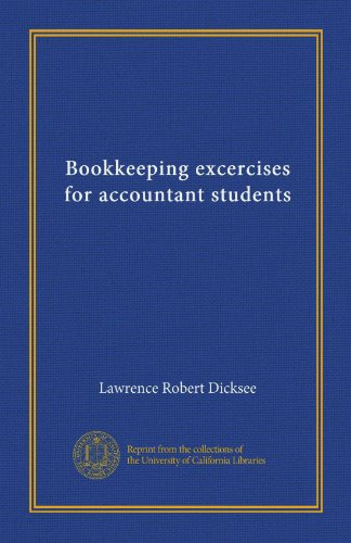 Bookkeeping excercises for accountant students