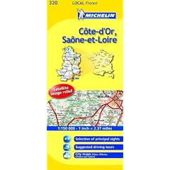 Cote-d'Or, Saone-et-Loire (Michelin Local Maps)