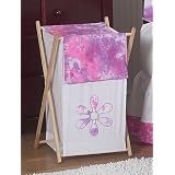 Baby and Kids Clothes Laundry Hamper for Pink and Purple Tie Dye Bedding by JoJo Designs