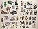 The Lego Movie Stickers Set Birthday Party Favor Collection Consisting of 50 Random 1