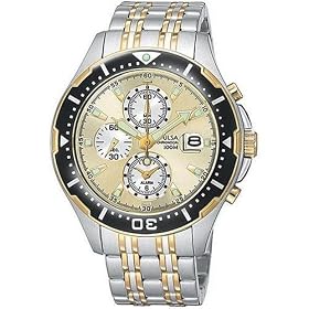 Click here to buy Pulsar Watches Pulsar Alarm Chronograph 100m Water Resistant Mens Watch Luminous Hands and Markers... .