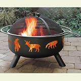 Landmann's Big Sky Fire Pit - Wildlife - Black