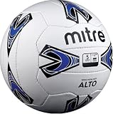 Mitre Alto 18p  Football - White  Size 4