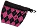 Jaci's Gem Collection By Luco Sport Black Pearl Argyle Golf Tee Bag