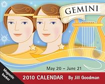 Gemini 2010 Calendar: May 20 - June 21