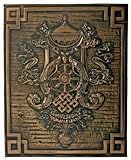 Ashtamangala Eight Auspicious Symbols Buddhist Dharmic Plaque Decor