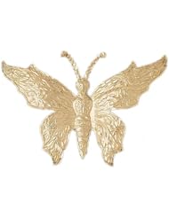 Dazzlers Solid 14k Gold Butterfly Charm Pendant Available in three colors from jewelsberry (weights: 12.1 grams only)