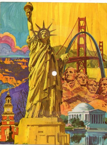 Oversized Vintage Post Card: American Revolution Bicentennial 1776-1976, 33 & 1/3 rpm sterephonic record on a post card AMERICA THE BEAUTIFUL (Stereo quality, @1975 Guard Music BMI, @1975 Amerecard Corp, Tm of Ameriec@rd Oversized Vintage Post Card: American Revolution Bicentennial 1776-1976, 33 & 1/3 rpm sterephonic record on a post card AMERICA THE BEAUTIFUL (Stereo quality, @1975 Guard Music BMI, @1975 Amerecard Corp, Tm of Ameriec@rd