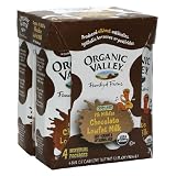 Organic Valley Organic 1% Chocolate Milk, 8-Ounce, 4-Count Single-Serve Aseptic Packages (Pack of 6)