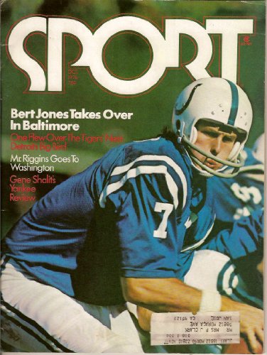 Bert Jones (Sport Magazine) (October 1976) (Baltimore Colts)