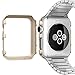 Apple Watch Case,Teslasz 42 MM Aluminum Protective Shell Bumper Cases Covers for Apple iWatch All Models (Gold 42 MM)