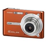 Casio 6MP Camera with 2.2 LCD and 3X ZOOM - Orange Red