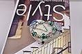 Gorgeous Jewelry Human Face Pattern Vintage Green Crystal Beaded Pendant Bracelets of Pandora Jewellery