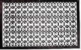 Hamilton Decorative RVT-1430BN Brushed Nickel Scroll 14 x 30 Bronze Wall Scroll Vent