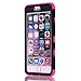 iPhone 6 Case, ROKE Shockproof iPhone 6 Studded Rhinestone Crystal Bling Hybrid Armor Case Cover for Apple iPhone 6(4.7 Inch) - Rose/Black