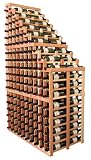 288 Bottle Double Deep Waterfall Wine Cellar Rack (Premium Redwood)