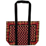 April Cornell Jamavar Brown Market Tote