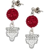 NBA Chicago Bulls LogoArt Ovation Earrings