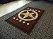 Texas Brown Door Mat 2 Ft. X 3 Ft. #5457 Americana