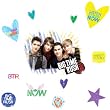 ROOMMATES RMK1579GM Big Time Rush Peel & Stick Giant Wall Decal