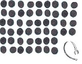 50 Paquete de espuma acolchados ergon&oacute;micos Ear Bud almohadilla de esponja de repuesto Fundas para auriculares para iPod iPhone iPad iPod Touch