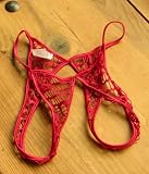 Chili Popper - Split Crotch Panty in Geo Mesh
