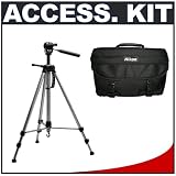 Kodak Gear 60 Inch Photo & Video Tripod with Nikon Gadget Bag For D40, D40x, D50, D70, D70S, D80, D200 Digital Camera
