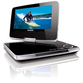 Philips PET744/05 7-inch Portable DVD Player - Black