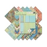 K&Company Sea Glass Double Sided 12 Inch by 12 Inch Paper Pad 36/Sheet-3 Each Of 12 Designs