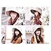 Fashion Foldable Wide Brim Roll Up Sunhat Beach Hat straw Visor Cap Beige