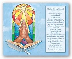 The Lord Is My Shepherd - Zeta Phi Beta by Merrill 8"x10" Art Print Poster
