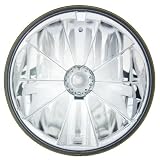 Adjure T70700 7 Pie Cut Ice Motorcycle Headlight with Bulb Cover by Adjure