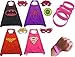 Superhero Girl Capes and Masks Set of 4 Styles & Toy by Gorgie Porgie
