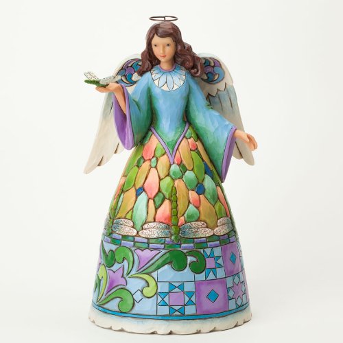 Jim Shore for Enesco Heartwood Creek Dragonfly Angel Figurine, 9.25-Inch Jim Shore for Enesco Heartwood Creek Dragonfly Angel Figurine, 9.25-Inch
