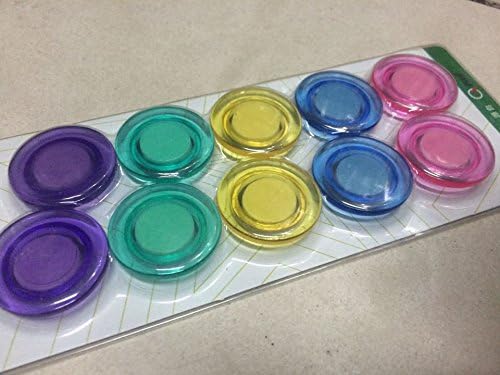 Qixin Magnets, 1-inch, Strong Magnet，multicolor, 10 Magnets