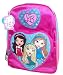 Trans by Jansport Lil' Bratz Pink Color Backpack / School Bag with Lil' Bratz Image, 2 Large Compartments, 1 Heart-Shaped Compartment and Adjustable Padded Shoulder Straps Plus Bonus Little Heart-Shaped Mirror (Dimension : 16 x 12 x 5)