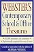 Book Webster's Contemporary School & Office Thesaurus