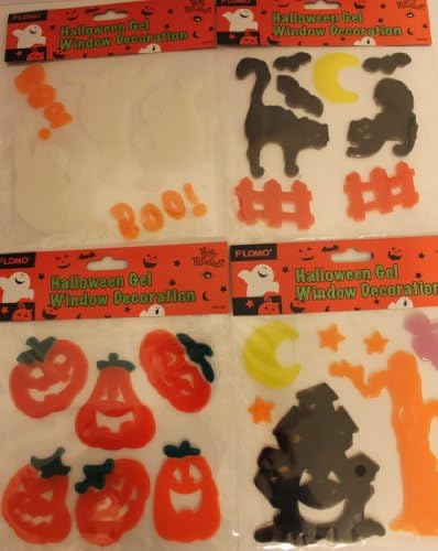 Gel Art (4) Window, Halloween Season Collection