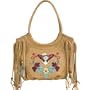 Scoop Top Tote Bag by Lou-ella, Big Sky Collection in Butterscotch